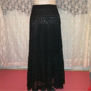 crochet long skirt